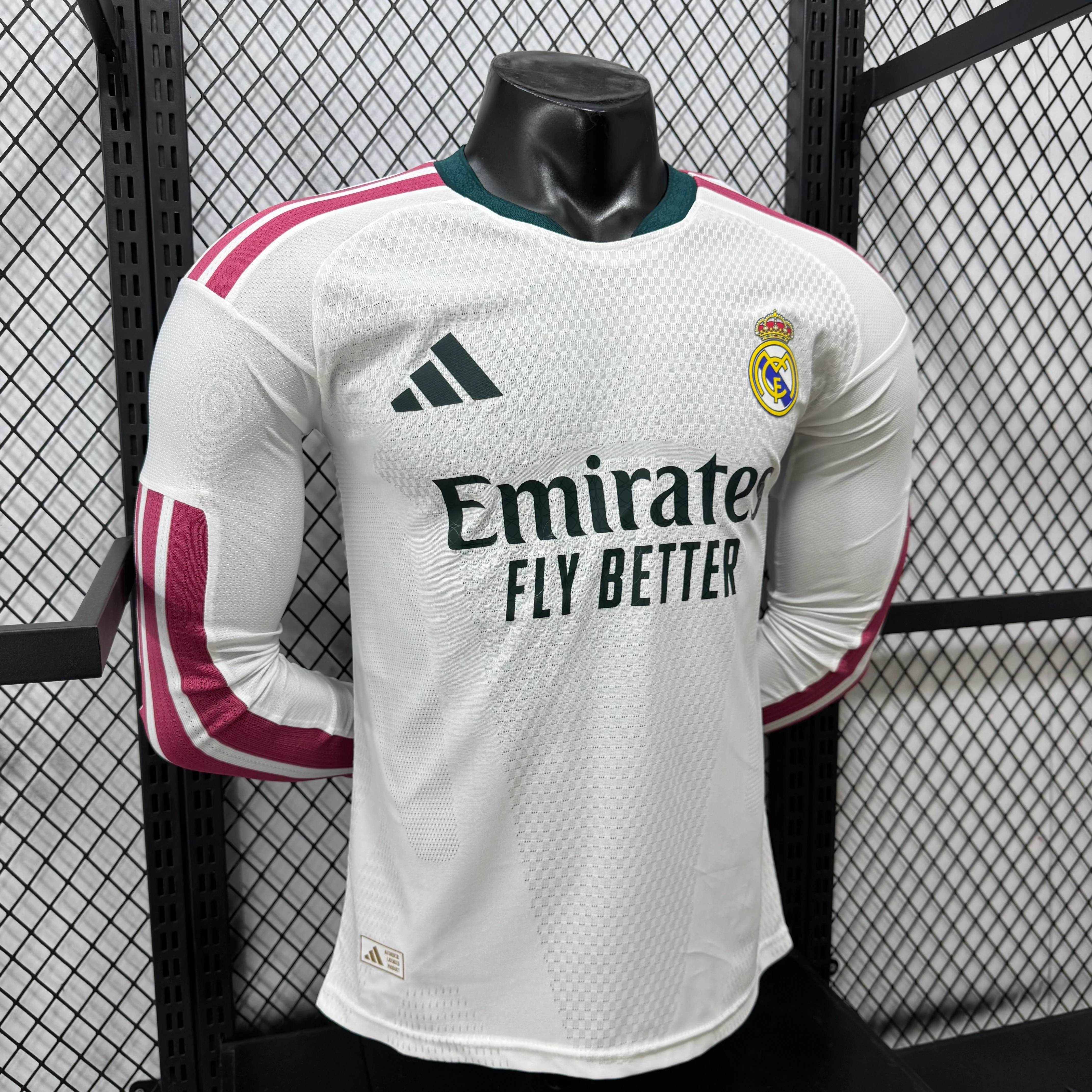 2026-27 Real Madrid Home Long-Sleeve Jersey - Player Version view 8