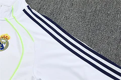 2025-26 Real Madrid White Retro Half-Draw Training Jersey view 12