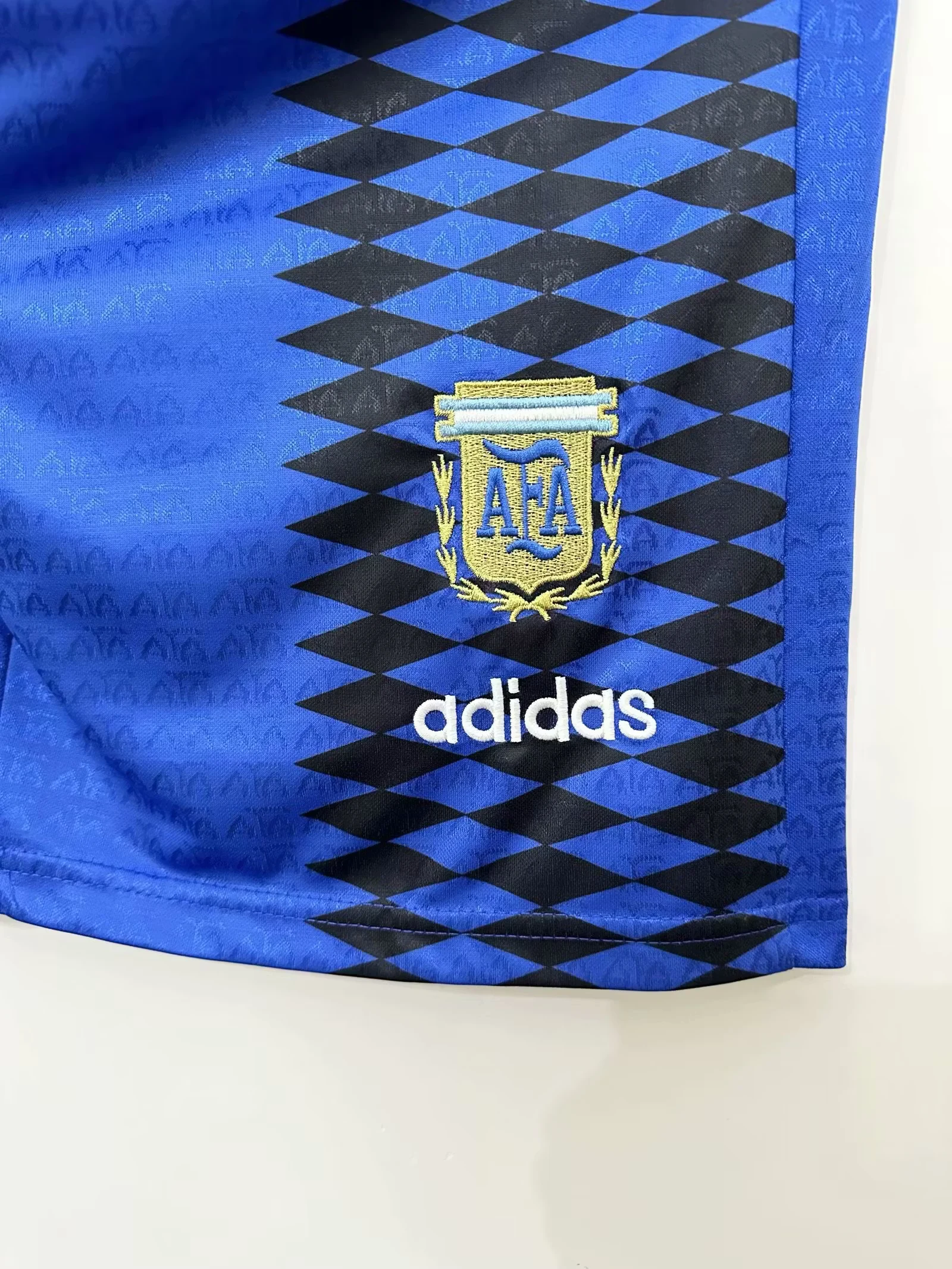 1994 Argentina Away Shorts Jacquard Retro Jersey view 5