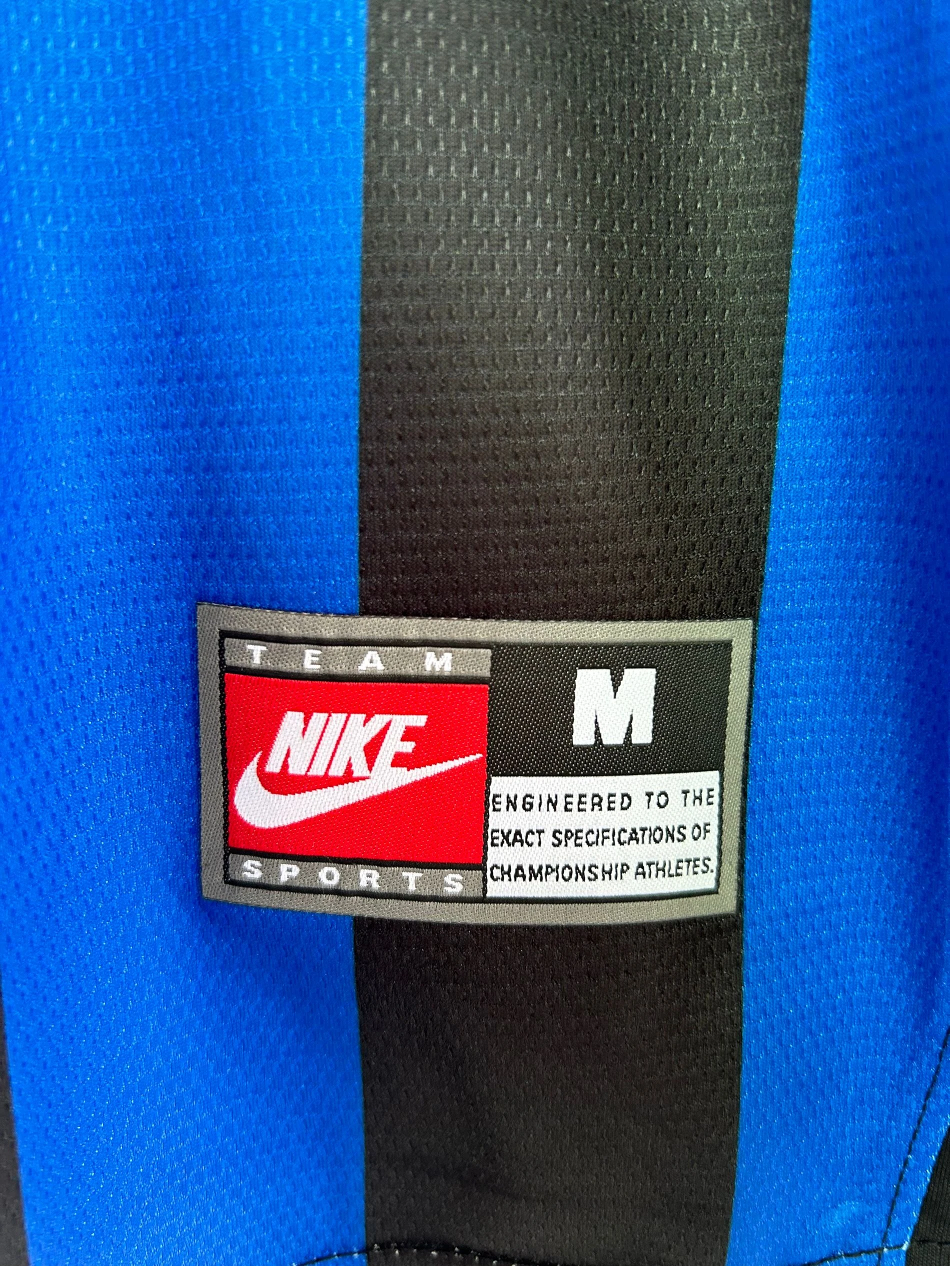 1998-99 Inter Milan Home Long Sleeve Retro Jersey view 3