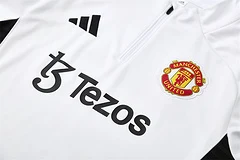 2025-26 Manchester United White Half-Raised Training Jersey view 17