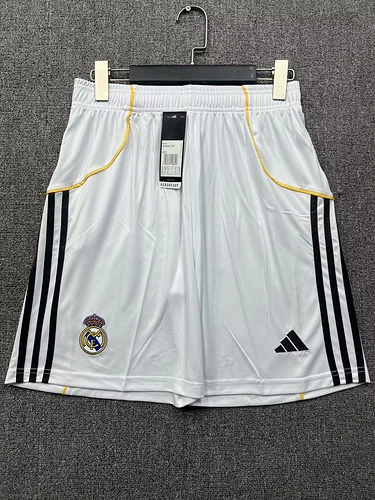 2025-26 Real Madrid Home Shorts