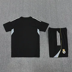 2025-26 Real Madrid Black Short Sleeve Training Jersey view 14