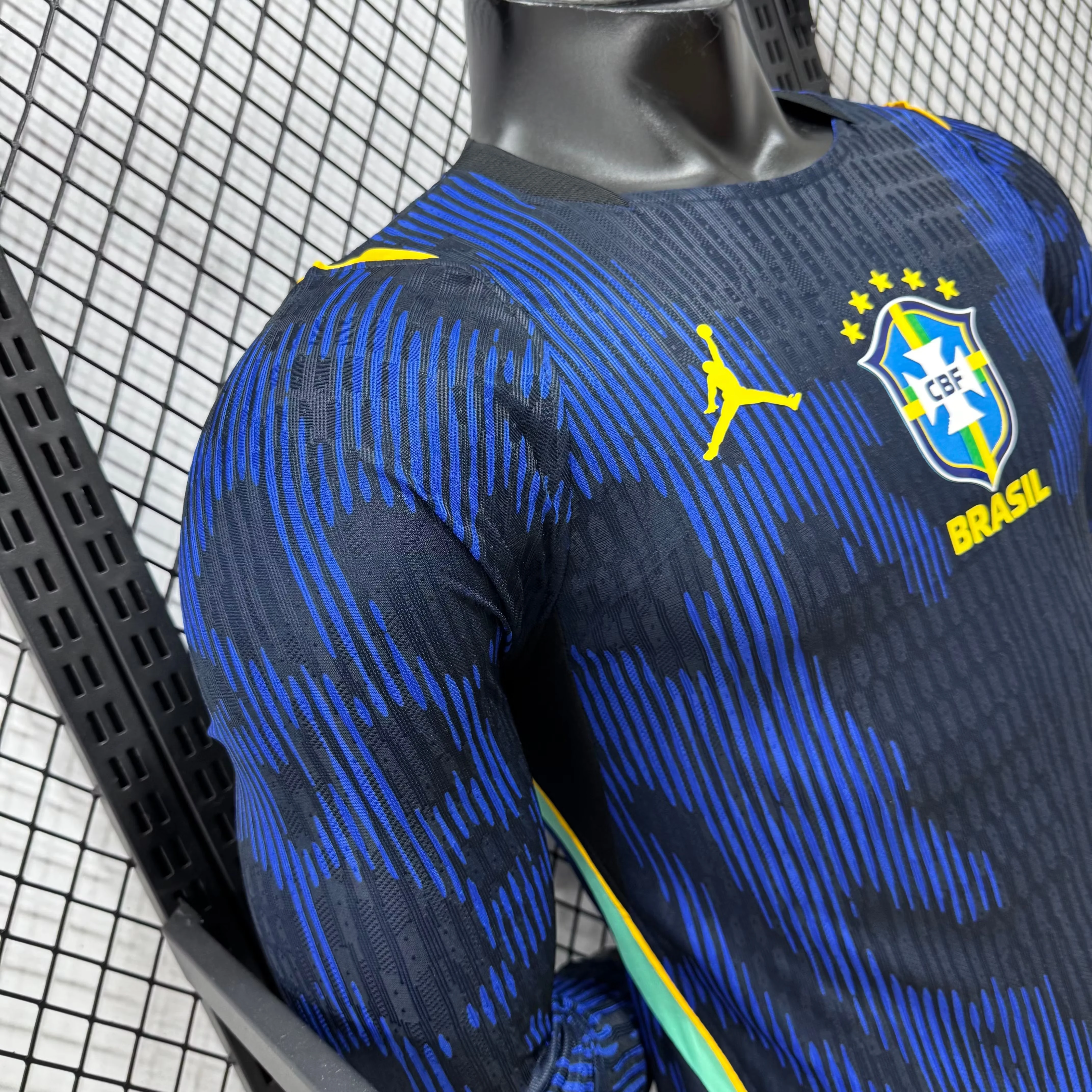 2026-27 Brazil Away Long-Sleeve Jersey - Player Version view 9