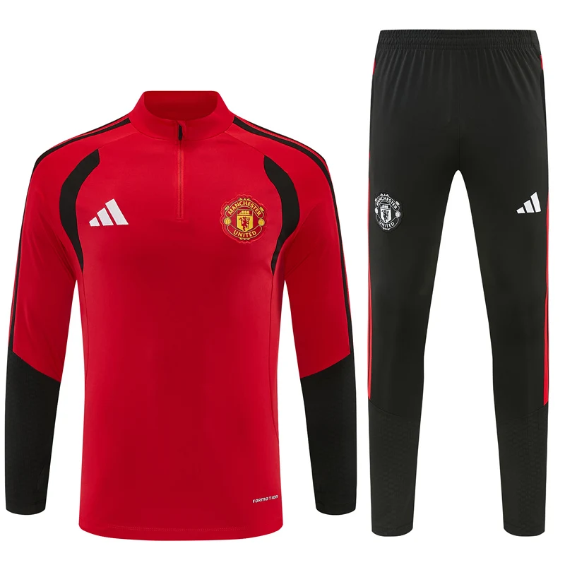 2026-27 Manchester United Red Half-Zip Training Jersey view 19