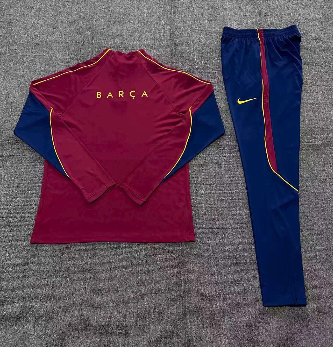 2026-27 Barcelona Red Half-Zip Training Jersey view 2