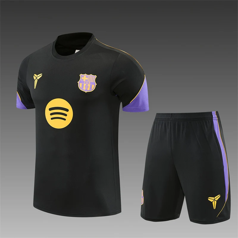 2026-27 Barcelona Black Short-Sleeve Training Jersey