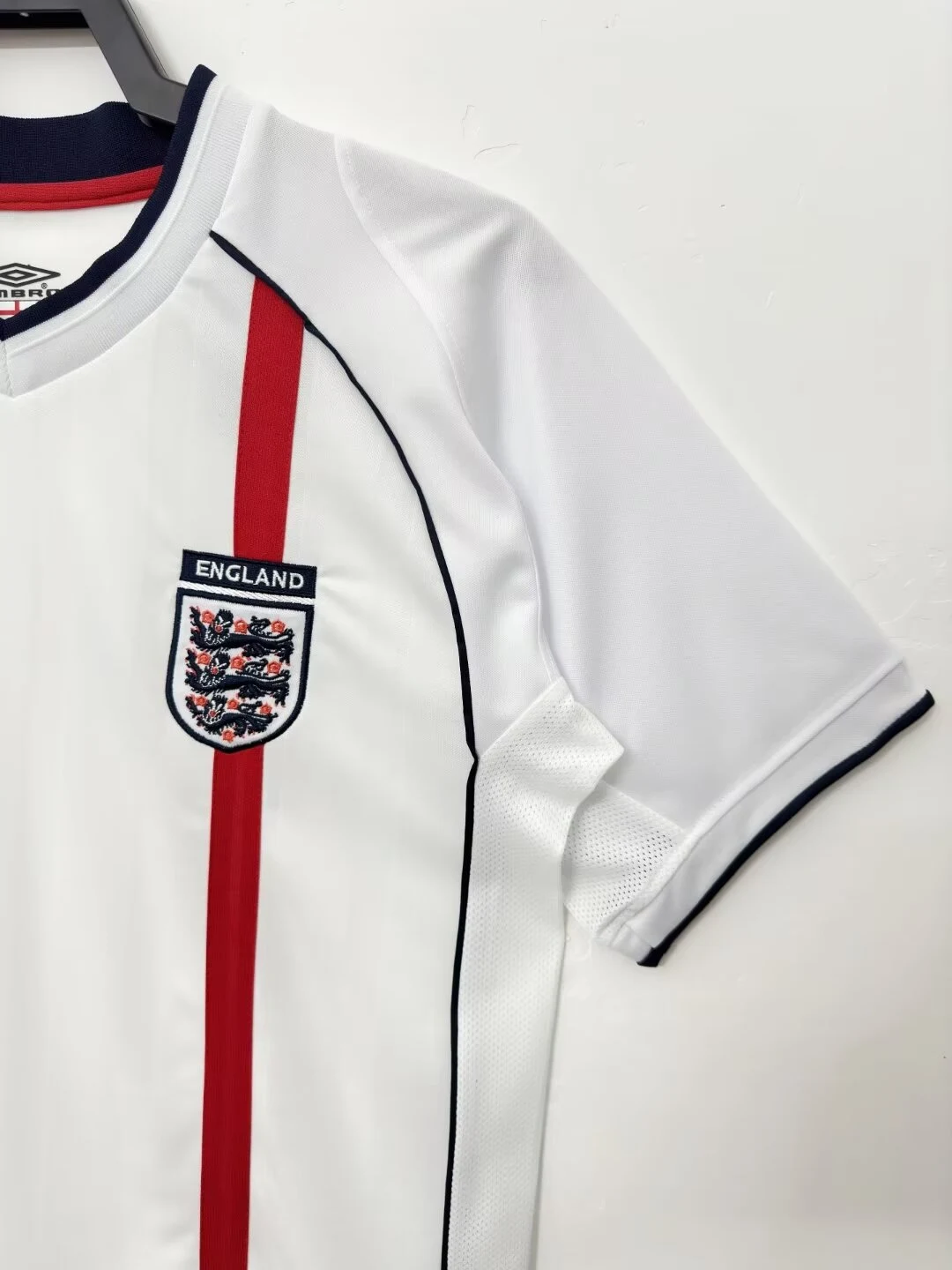 2002 England Home Retro Jersey view 12