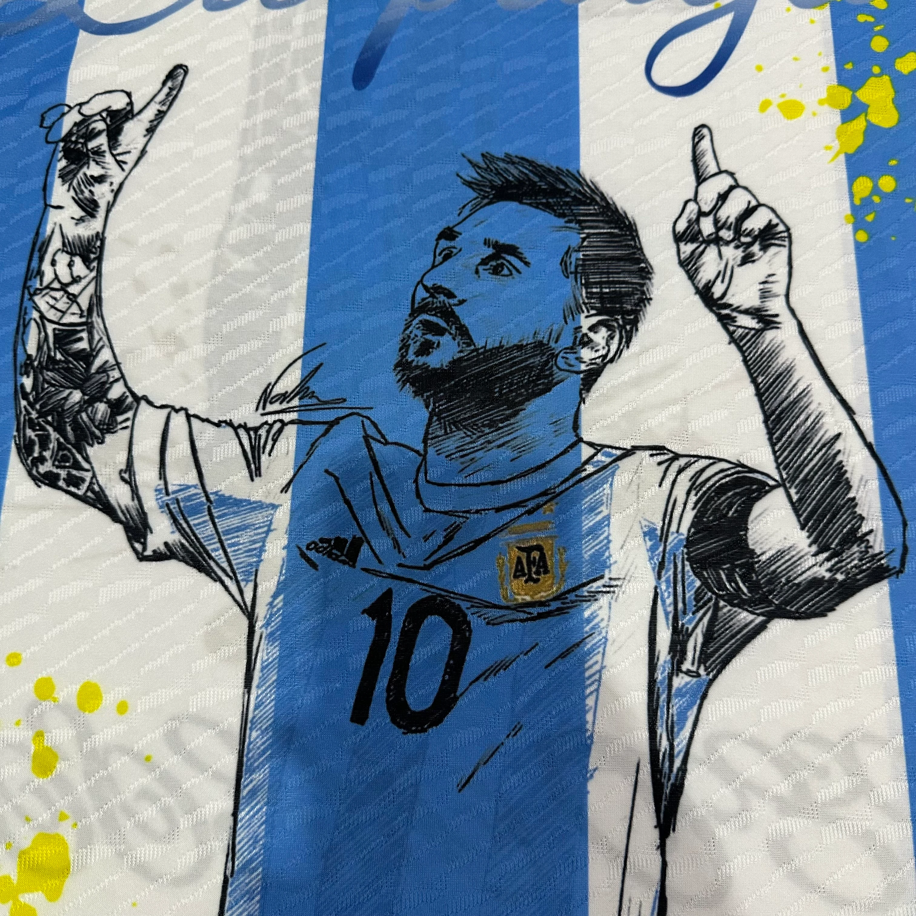 2025-26 Argentina Messi Commemorative Jersey – Player Version view 3