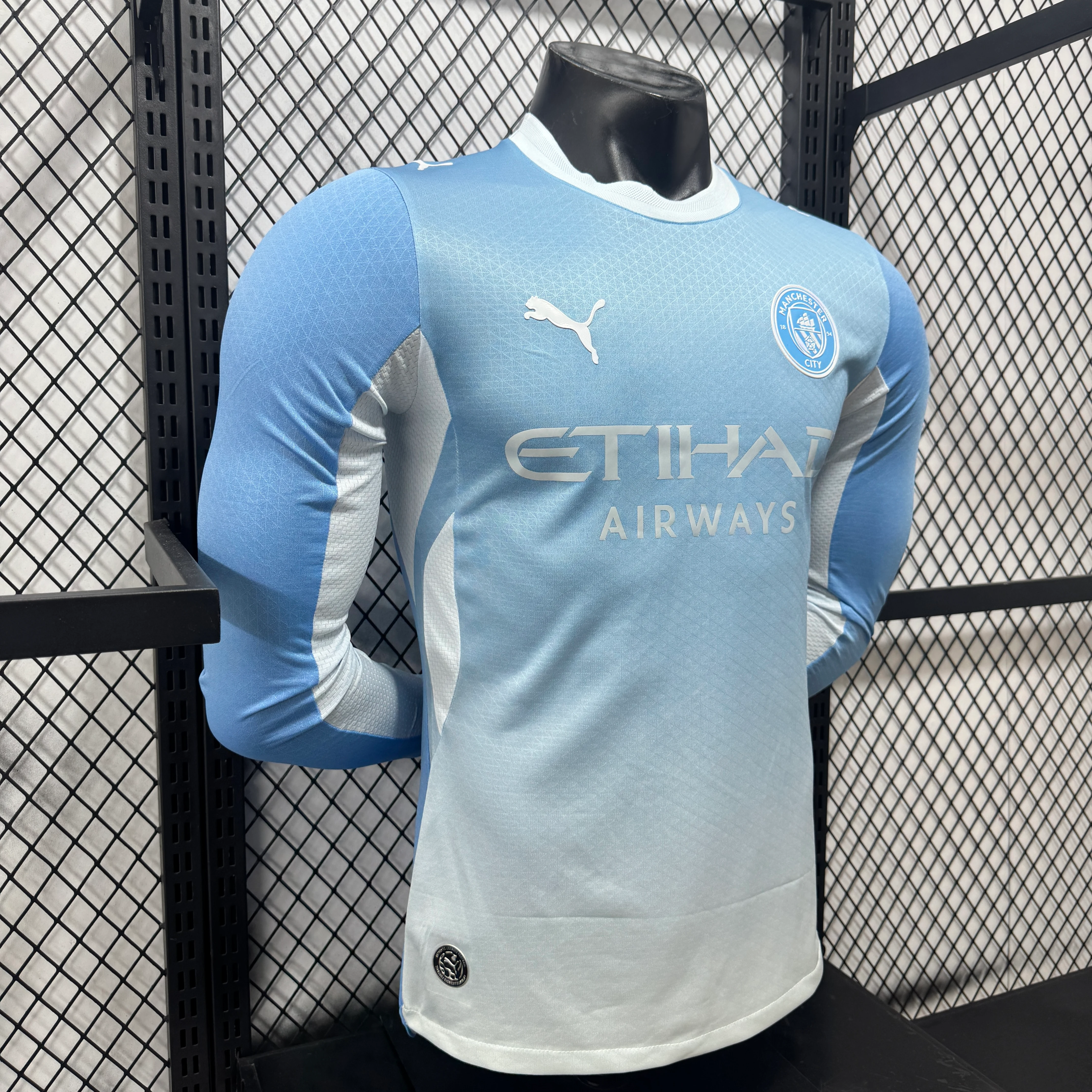 2026-27 Manchester City Home Long-Sleeve Jersey - Player Edition view 8