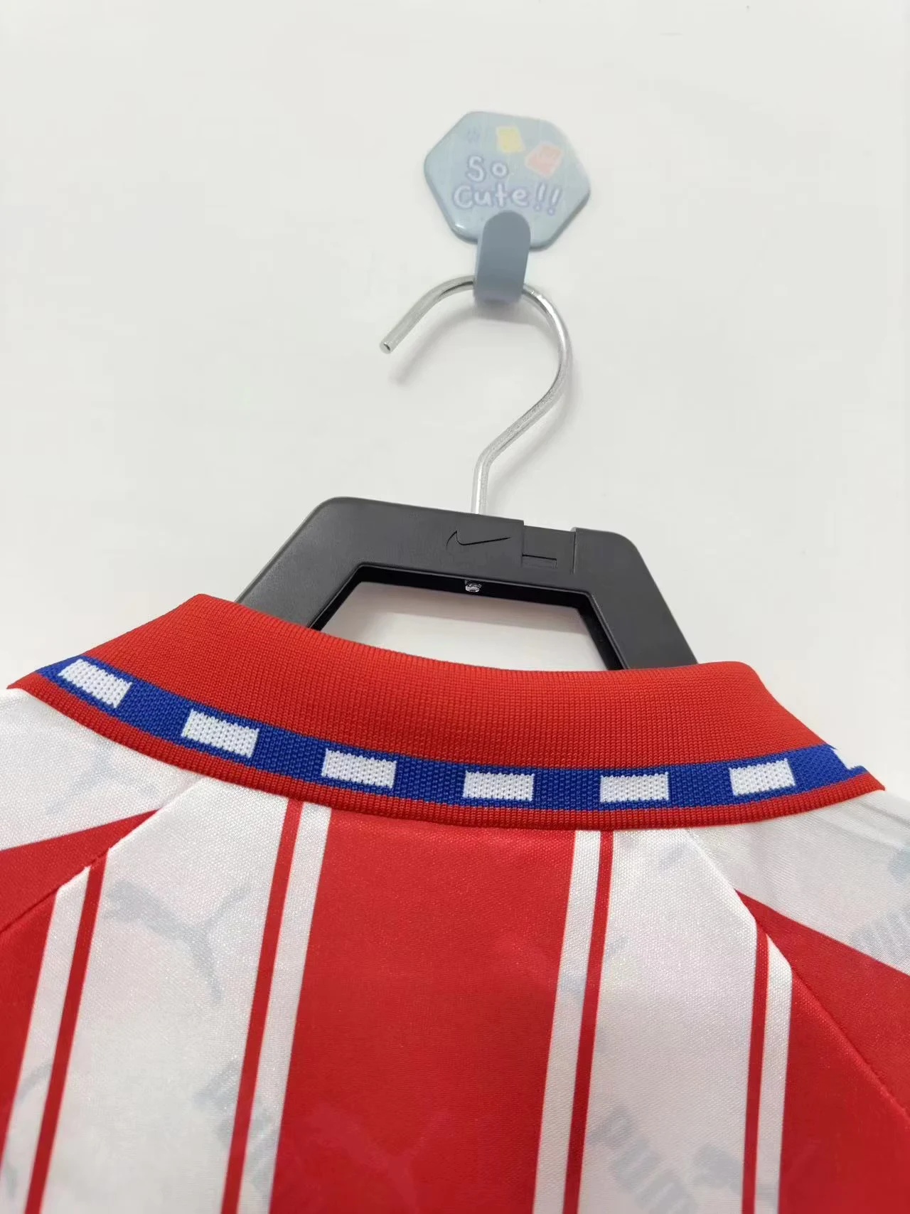 1994-95 Atletico Madrid Home Retro Jersey view 8