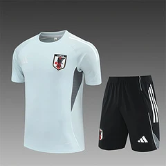 2025-26 Japan Light Grey Short Sleeve Training Jersey