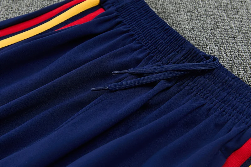 2026-27 Spain Royal Blue Half-Zip Training Jersey view 3