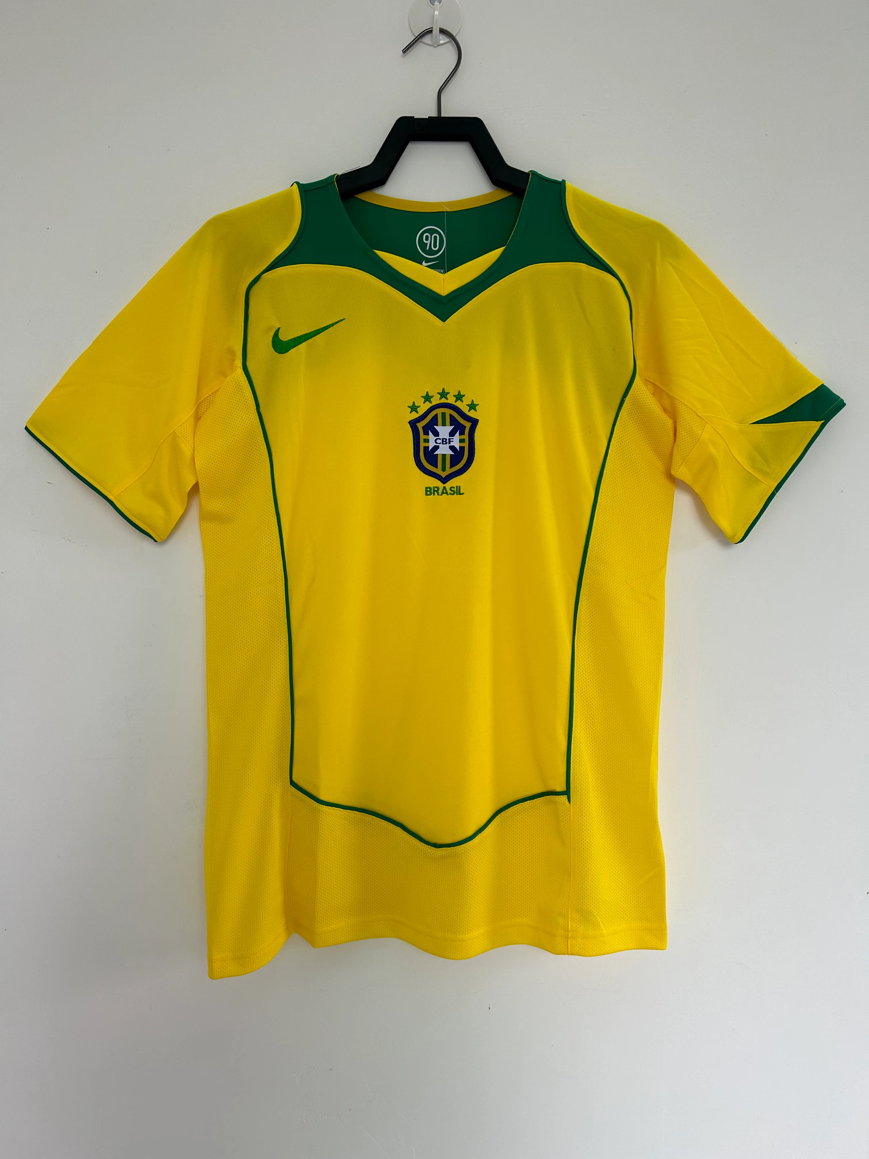 2004 Brazil Home Retro Jersey