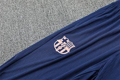 2025-26 Barcelona Beige Half-Pull Training Jersey view 6