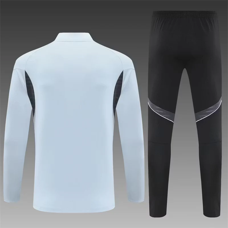 2025-26 Japan Light Grey Half-Zip Training Jersey view 2