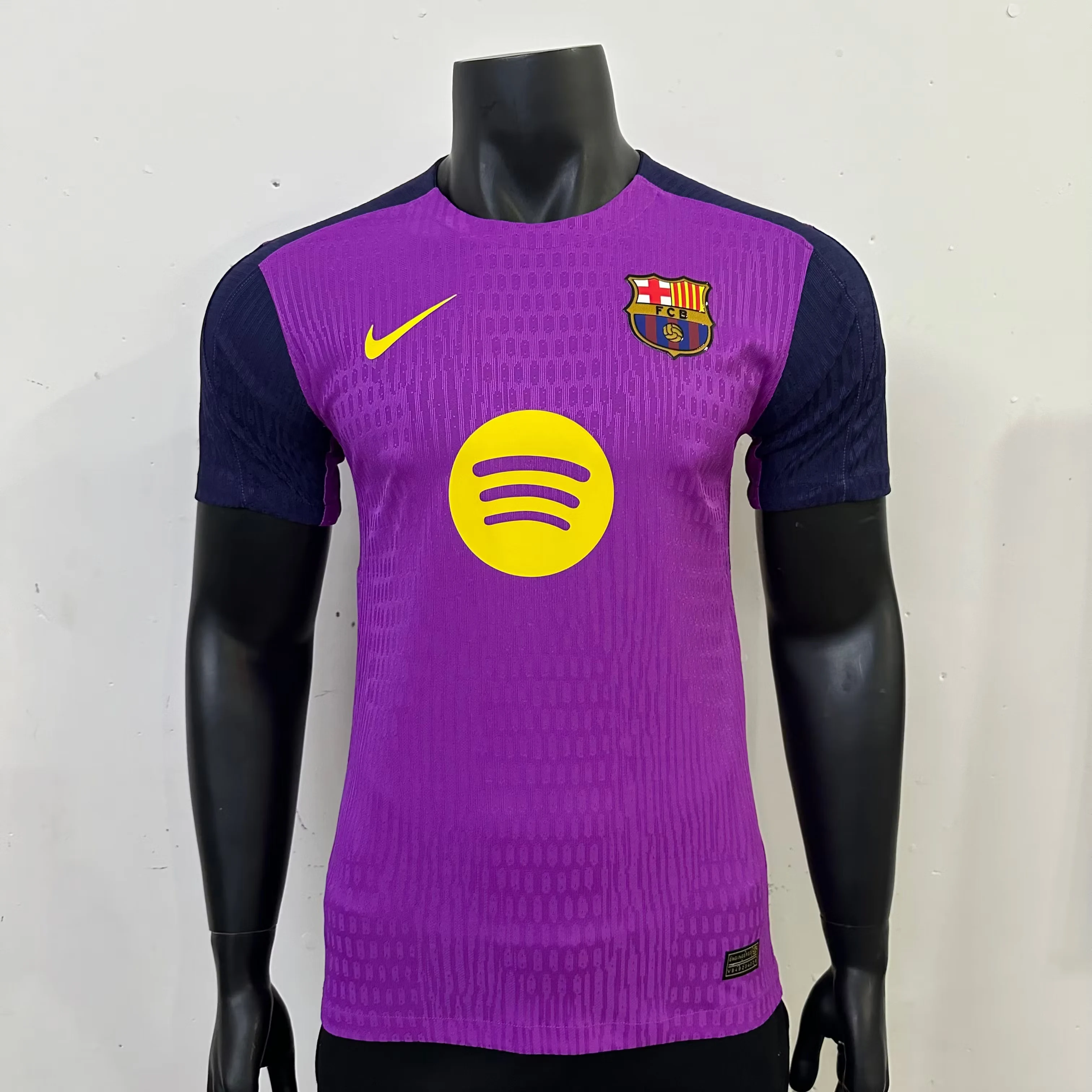 2025-26 Barcelona Purple Training Jersey - Player Version