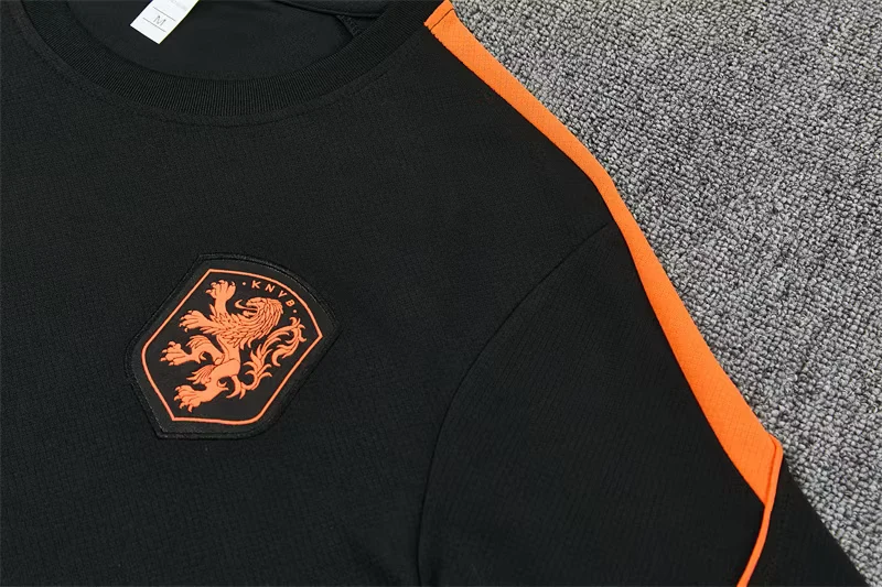 2026-27 Netherlands Black Short-Sleeve Training Jersey view 7