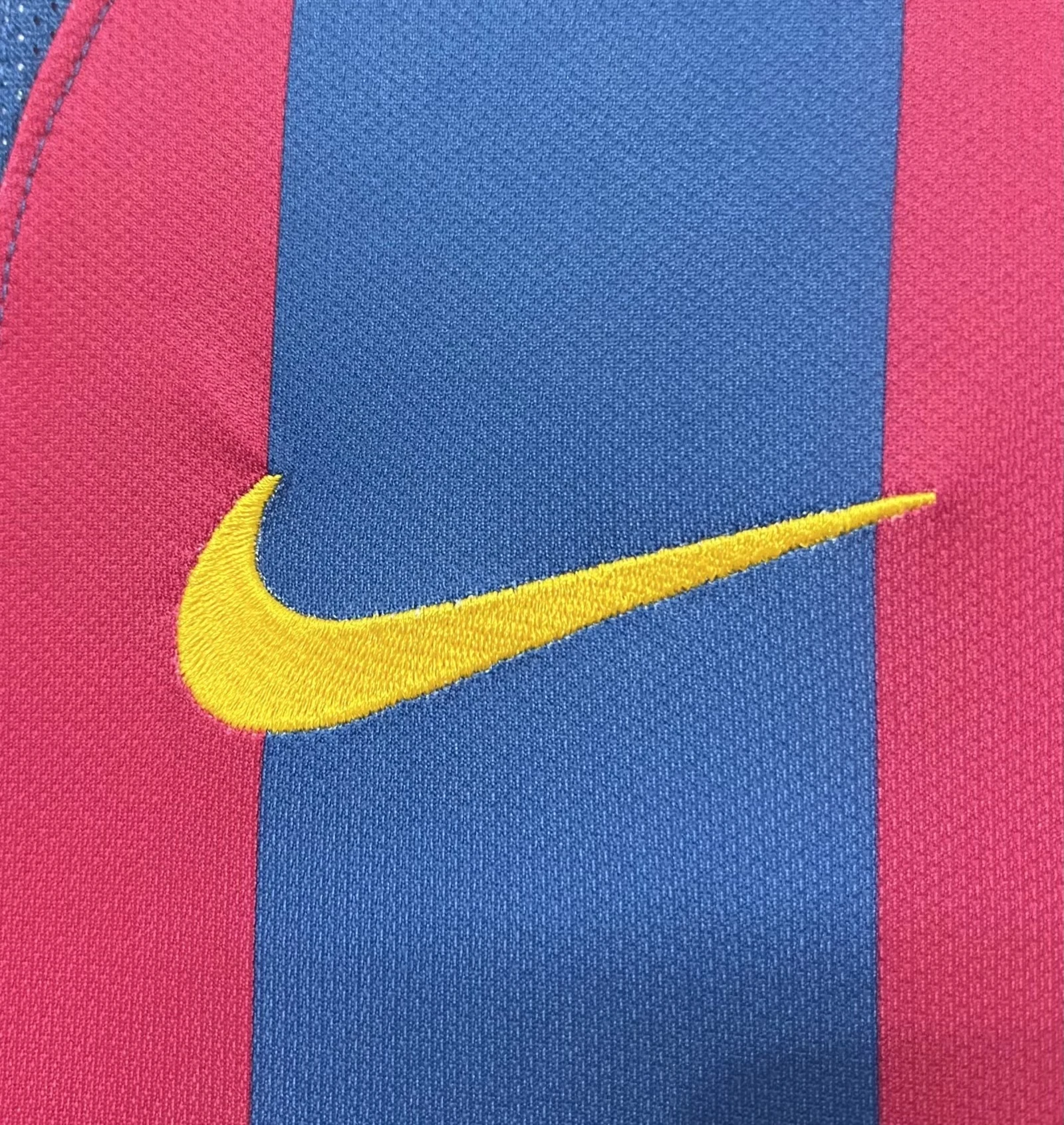 2005-06 Barcelona Home Long Sleeve Retro Shirt - Champions League Edition view 5