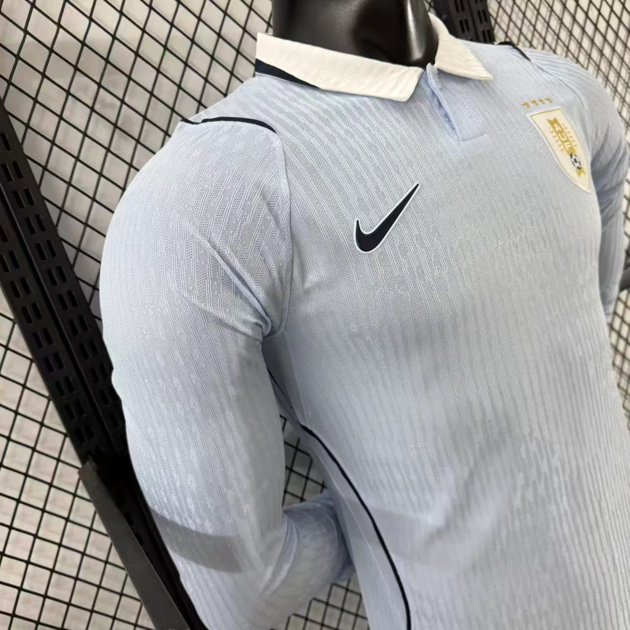 2026-27 Uruguay Home Long-Sleeve Jersey – Player Version view 9