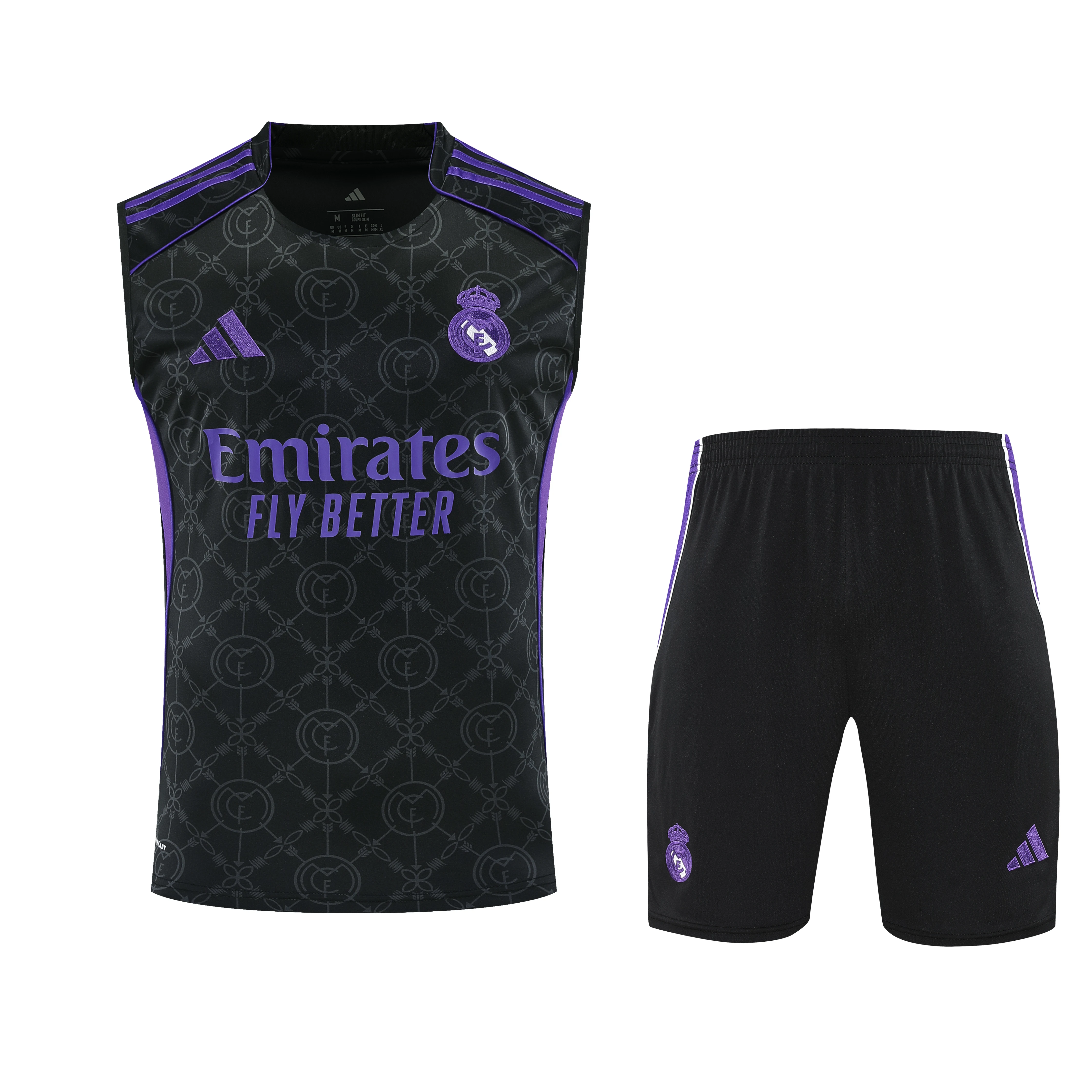2025-26 Real Madrid Training Vest Jersey view 3