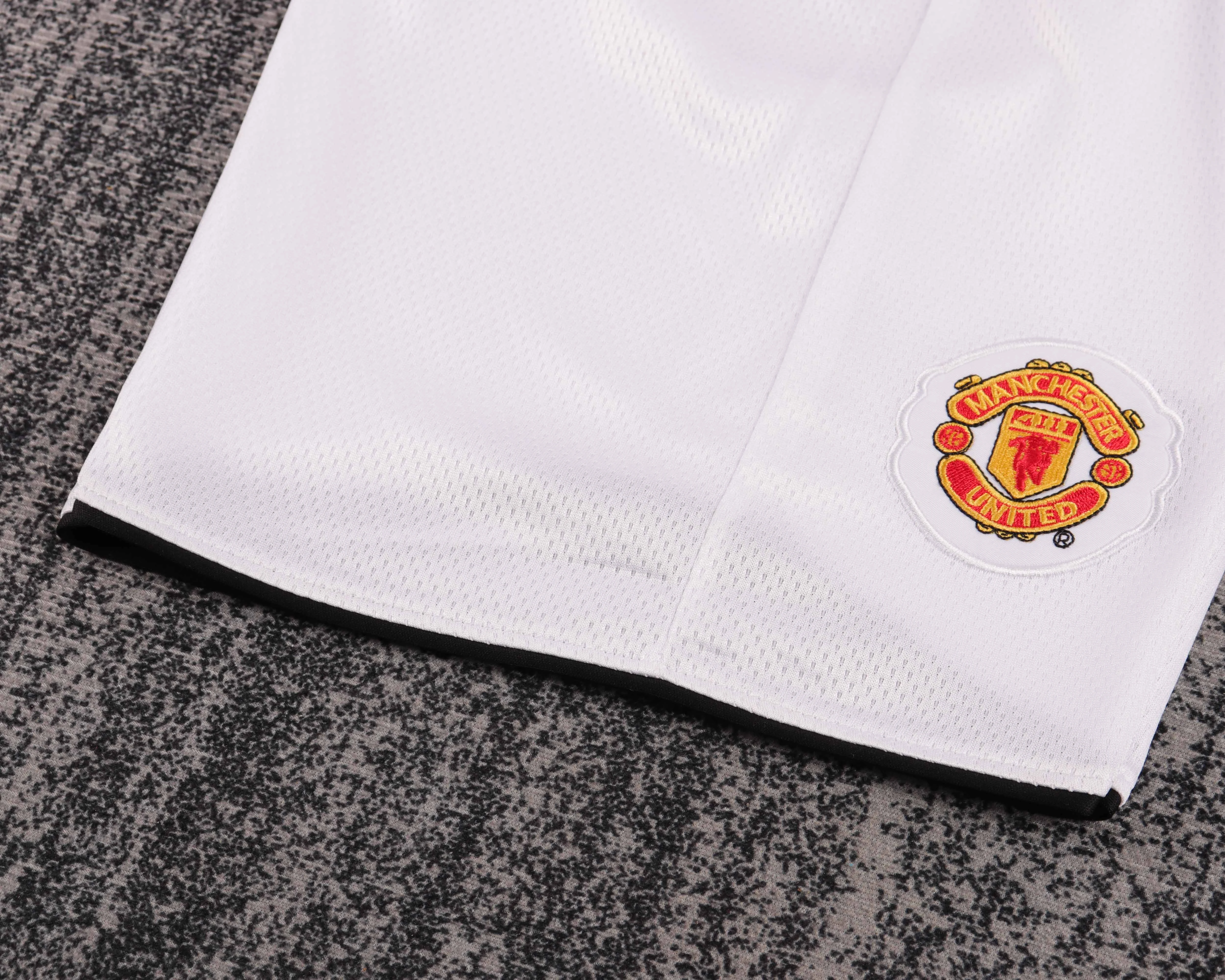 2007-08 Manchester United Away Retro Shirt Black - Kids Sizes view 6