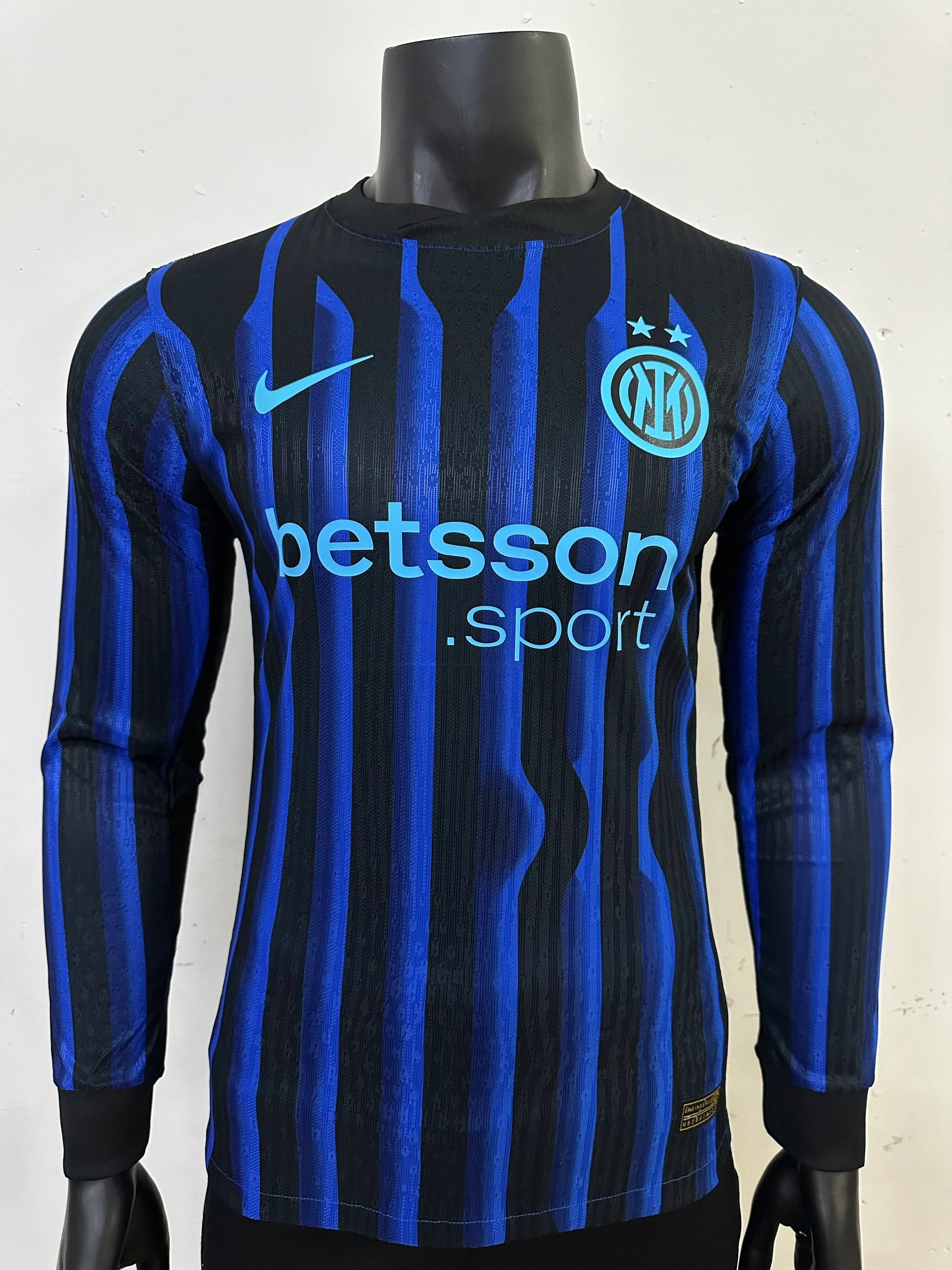 2025-26 Inter Milan Home Long-Sleeve Jersey - Player Version