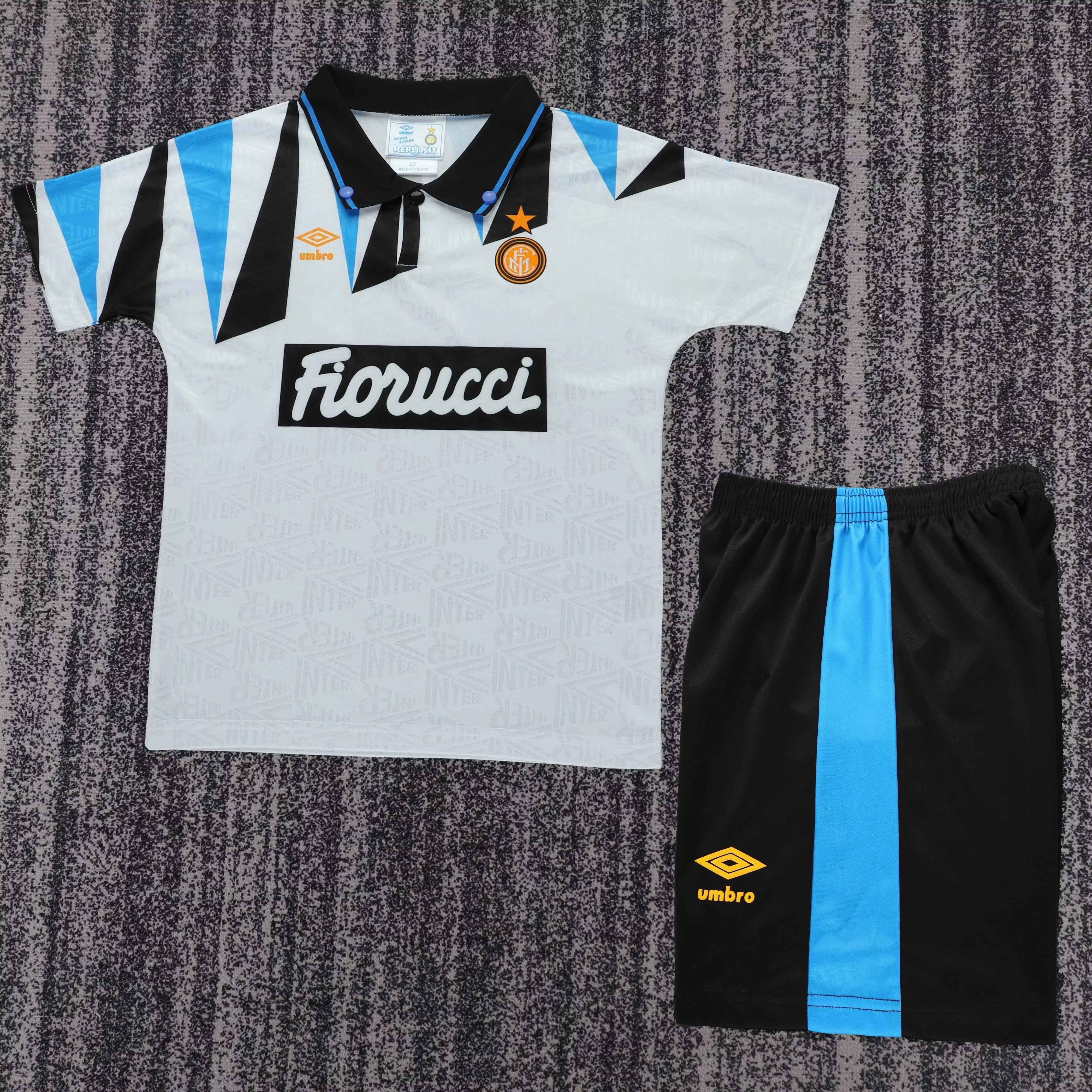 1992-93 Inter Milan Retro Away Jersey - Kids'