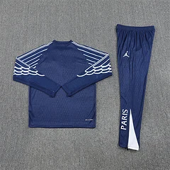 2025-26 Paris Royal Blue [Champions League Edition] Half-Drawn Training Jersey view 15
