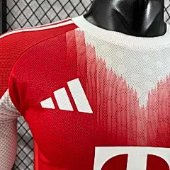2025-26 Bayern Munich Home Long Sleeve Jersey - Player Edition view 4