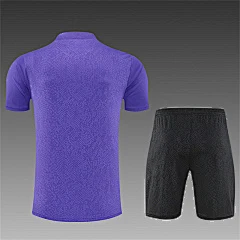 2025-26 Barcelona Purple Collaboration Short Sleeve Training Jersey view 2