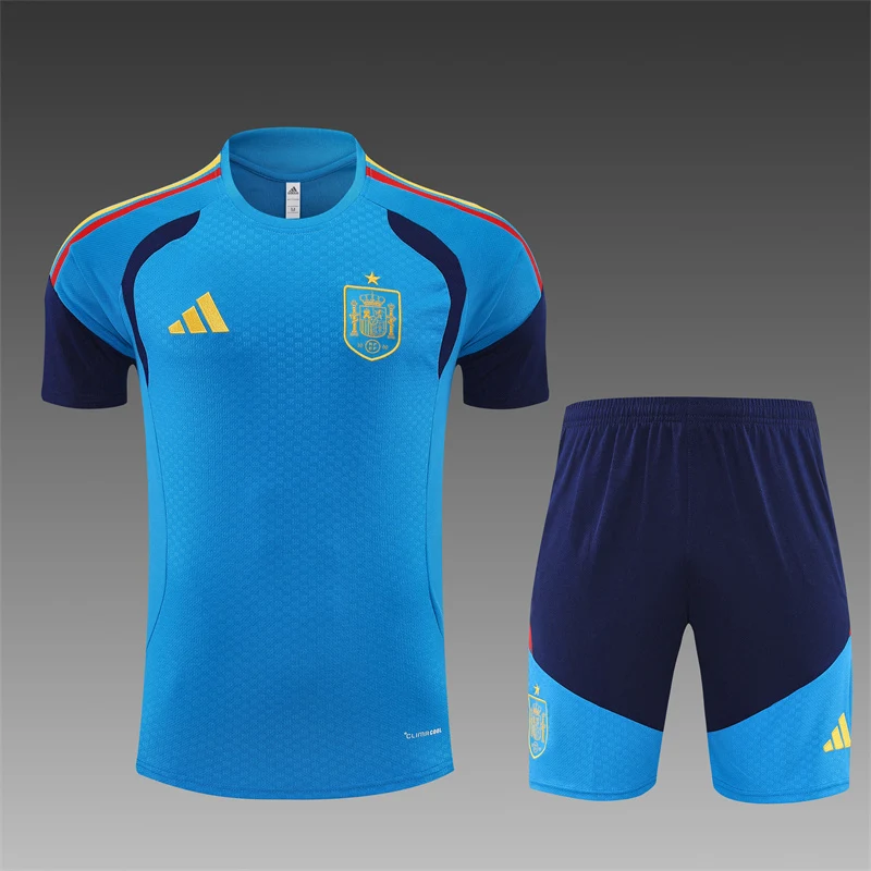 2026-27 Spain Lake Blue Short-Sleeve Training Jersey view 15