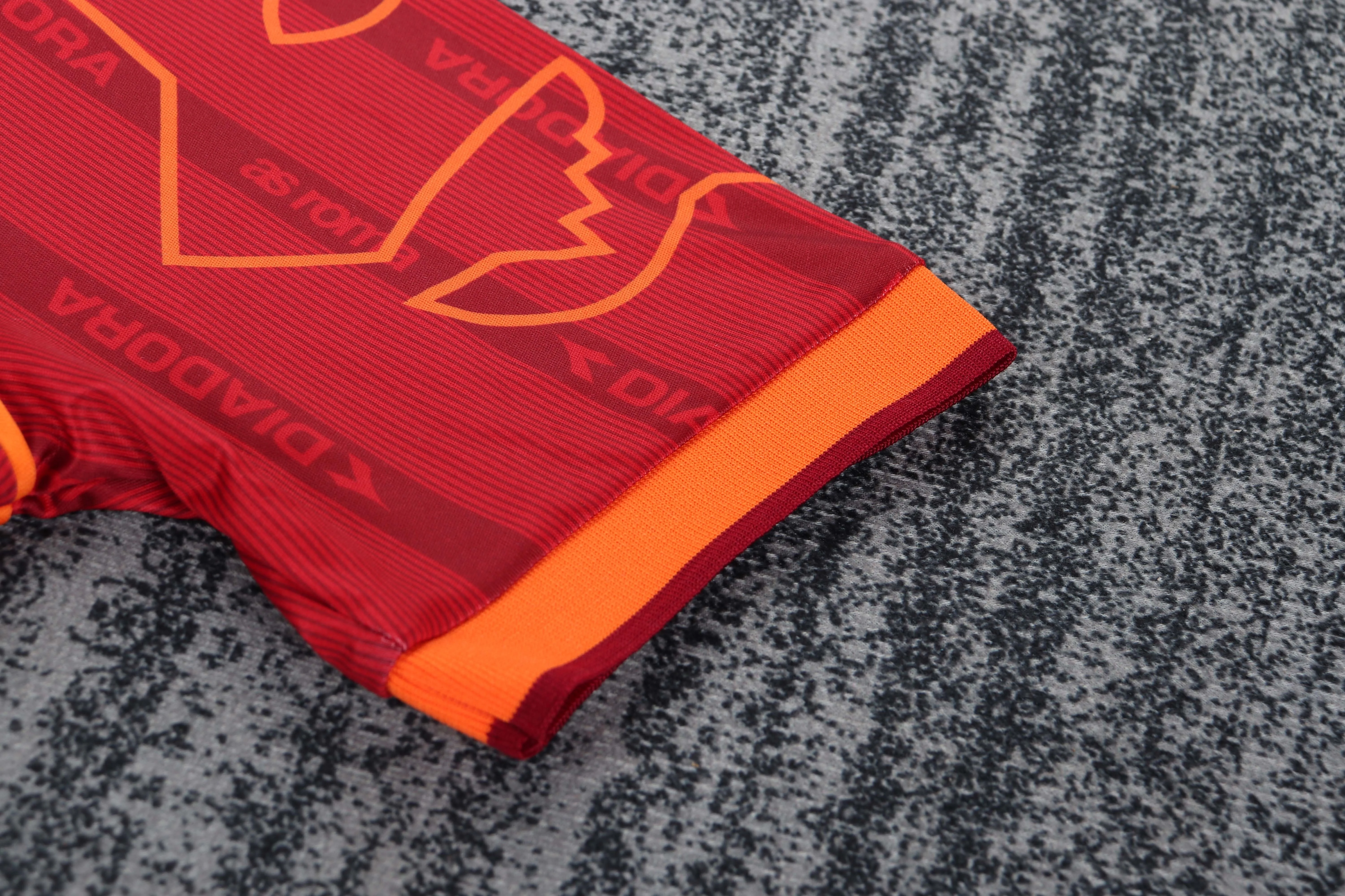 1999-00 Roma Home Retro Jersey - Children's Size view 5