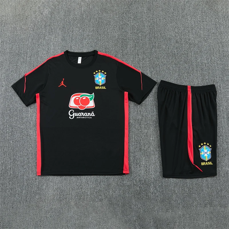 2026-27 Brazil Black Short-Sleeve Training Jersey view 15