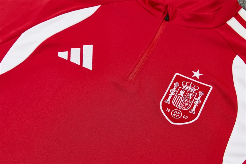 2026-27 Spain Red Half-Zip Training Jersey view 11