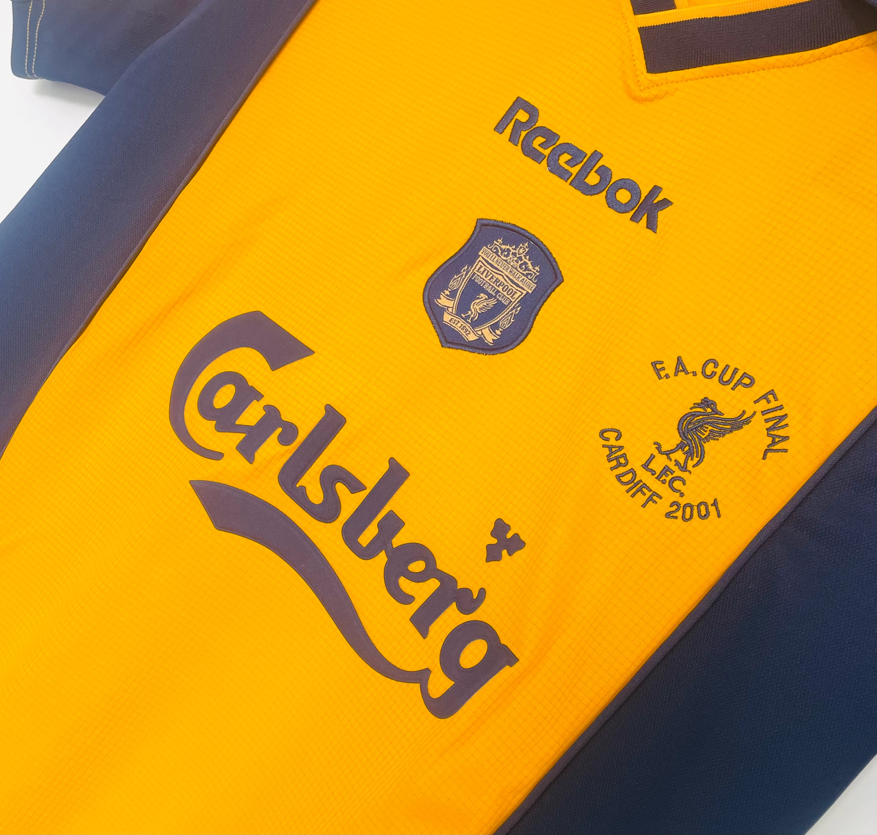 2000-01 Liverpool 2nd Away Retro Jersey view 3