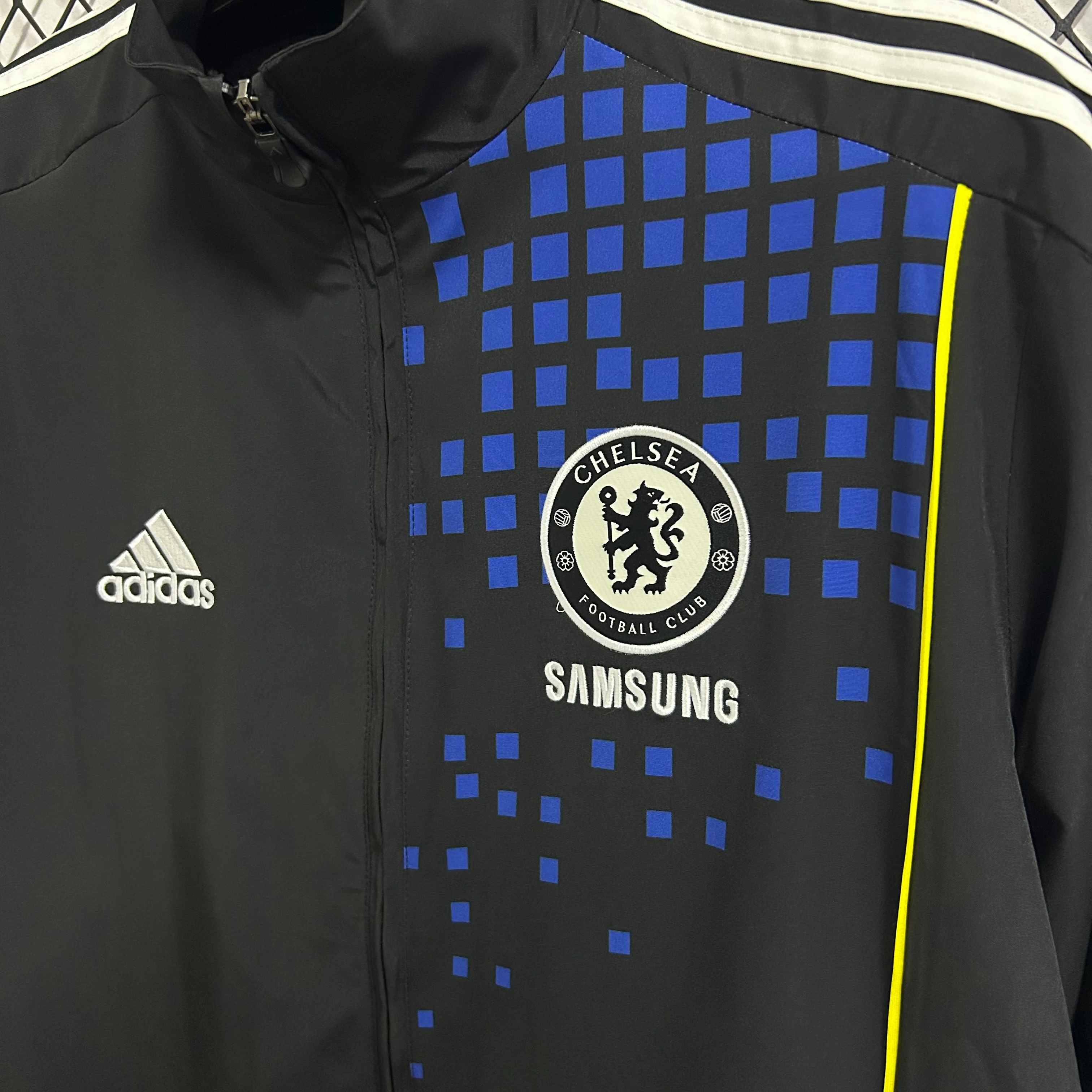2026-27 Chelsea Black Waterproof Training Windbreaker view 4