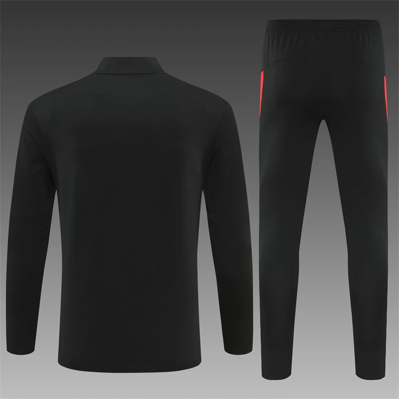 2025-26 Portugal Black Half-Zip Training Jersey view 2