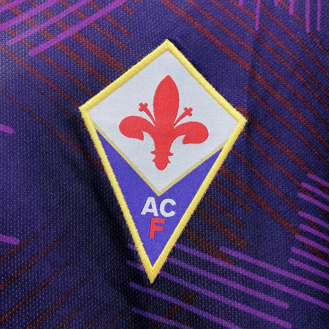 1992-93 Fiorentina home retro jersey view 4