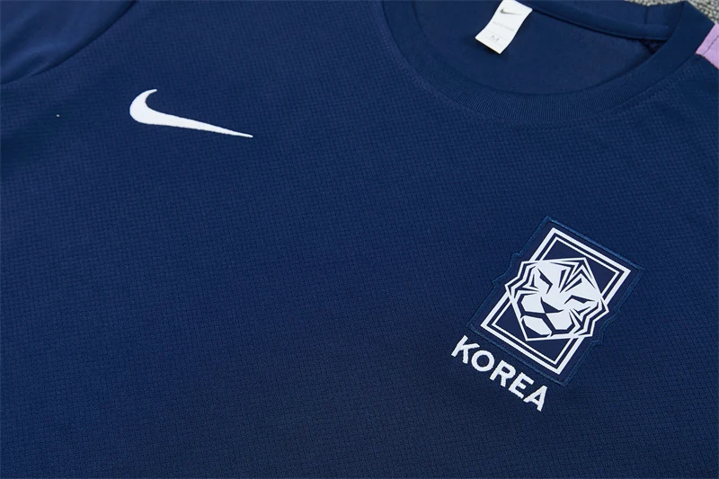 2026-27 South Korea Royal Blue Short-Sleeve Training Jersey view 5
