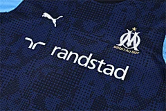 2025-26 Marseille Royal Blue Short Sleeve Training Jersey view 11