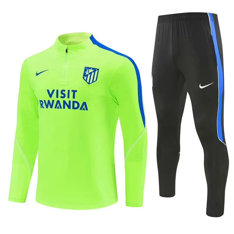 2026-27 Atlético Madrid Green Half-Zip Training Jersey view 15