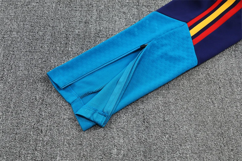 2026-27 Spain Royal Blue Half-Zip Training Jersey (Two Stars) view 8