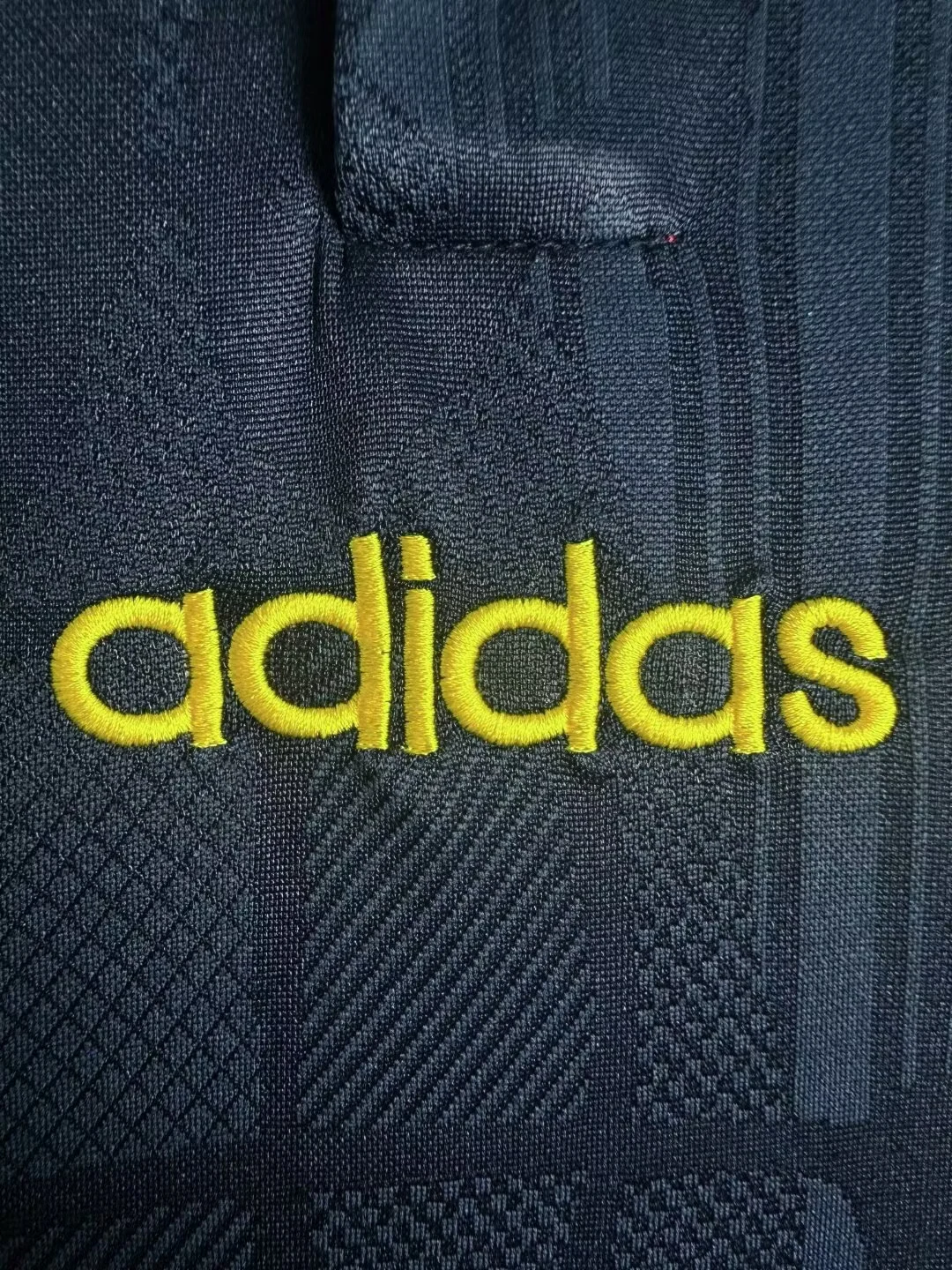 1996 Spain Away Jacquard Retro Jersey view 3