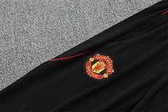 2025-26 Manchester United Red and Black Half-Pull Training Jersey view 5