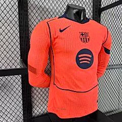 2025-26 Barcelona Second Away Long Sleeve Jersey - Player Edition view 6