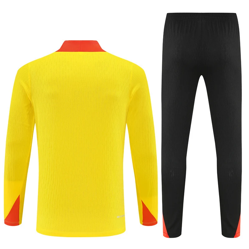 2025-26 Brazil Yellow Half-Zip Training Jersey view 12