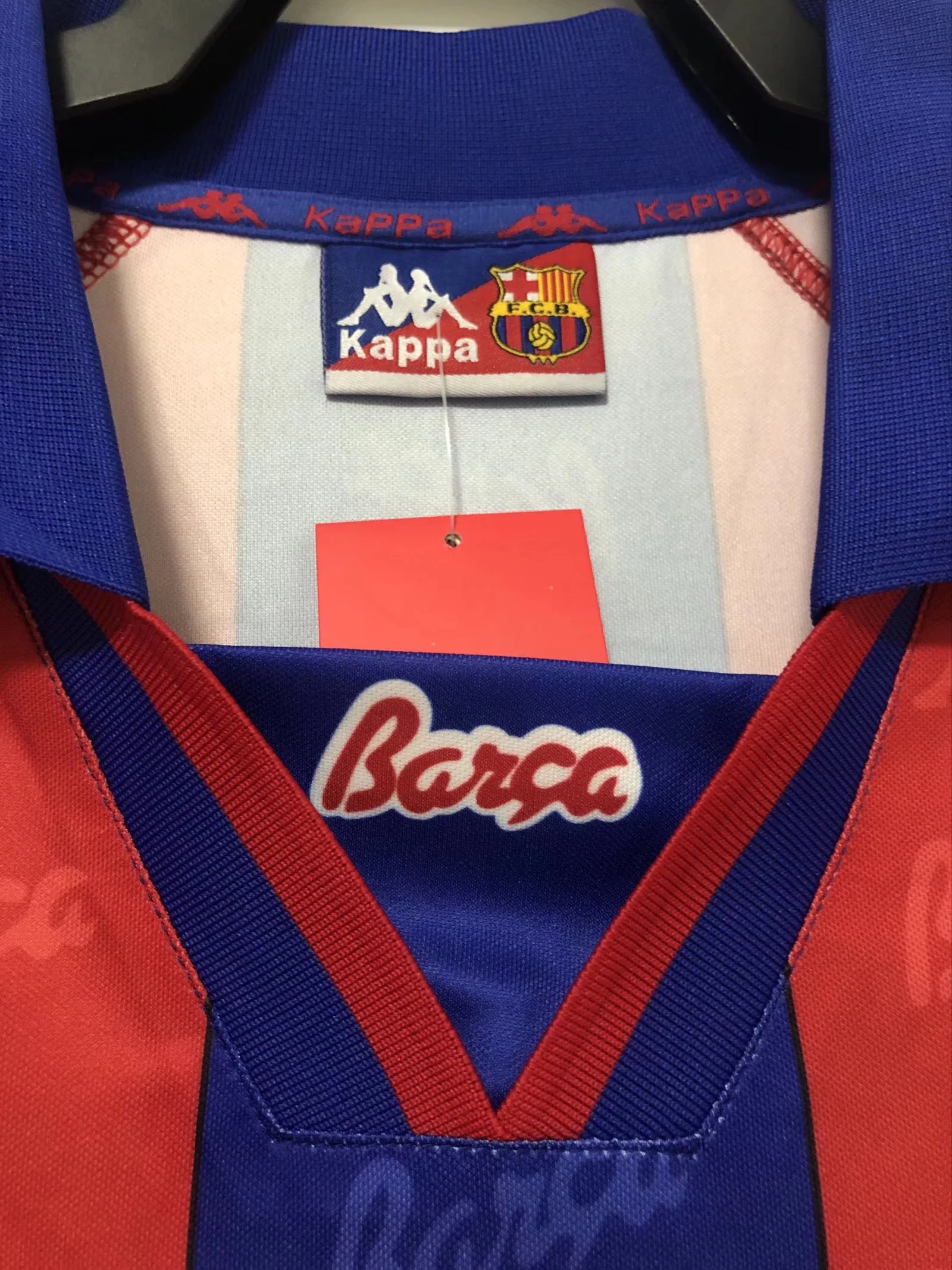 1996-97 Barcelona Home Retro Jersey view 6