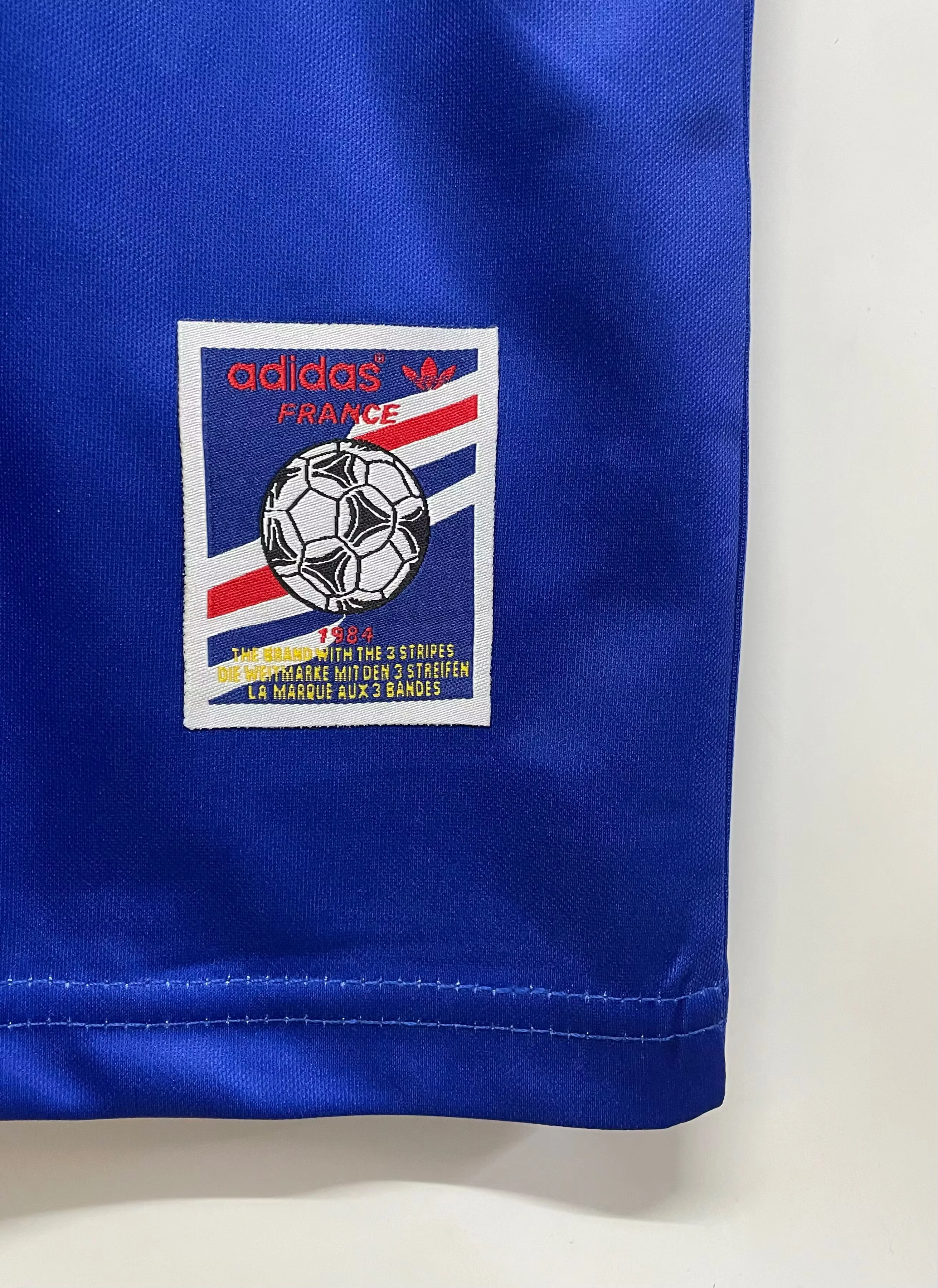 1984 France Home Retro Jersey view 3
