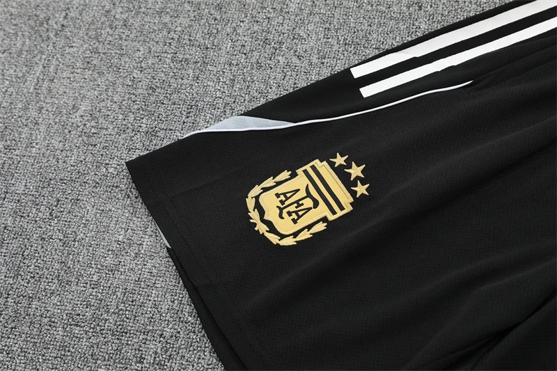 2025-26 Argentina Black Short-Sleeve Training Jersey view 13